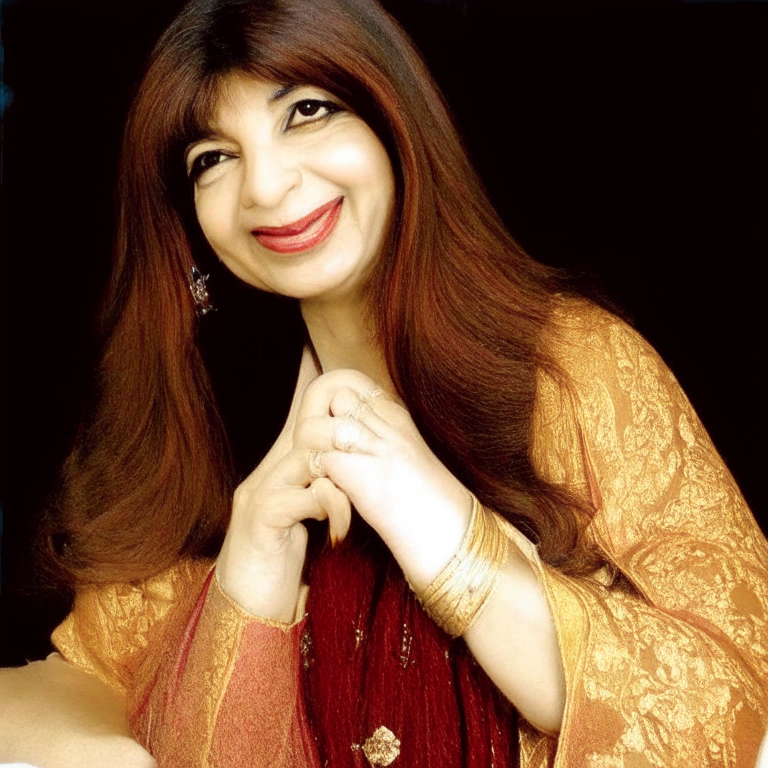 Alka Yagnik posing