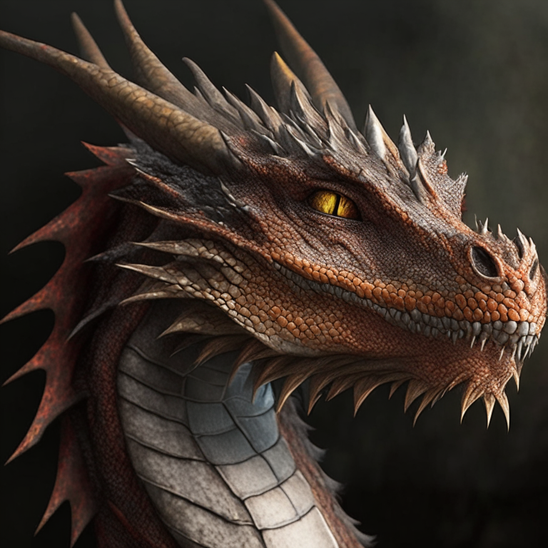 a realistic dragon