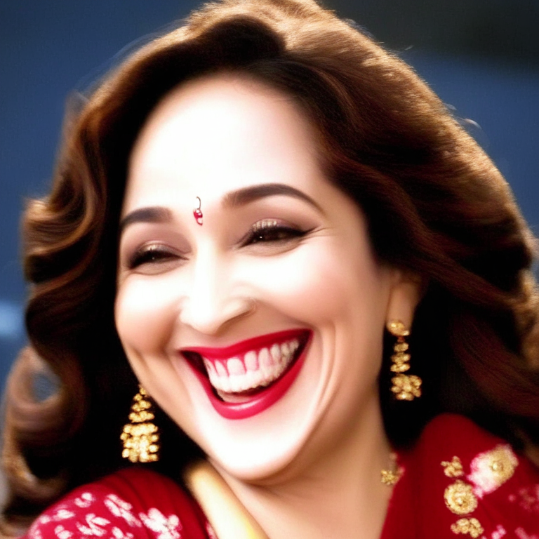 Madhuri Dixit smiling