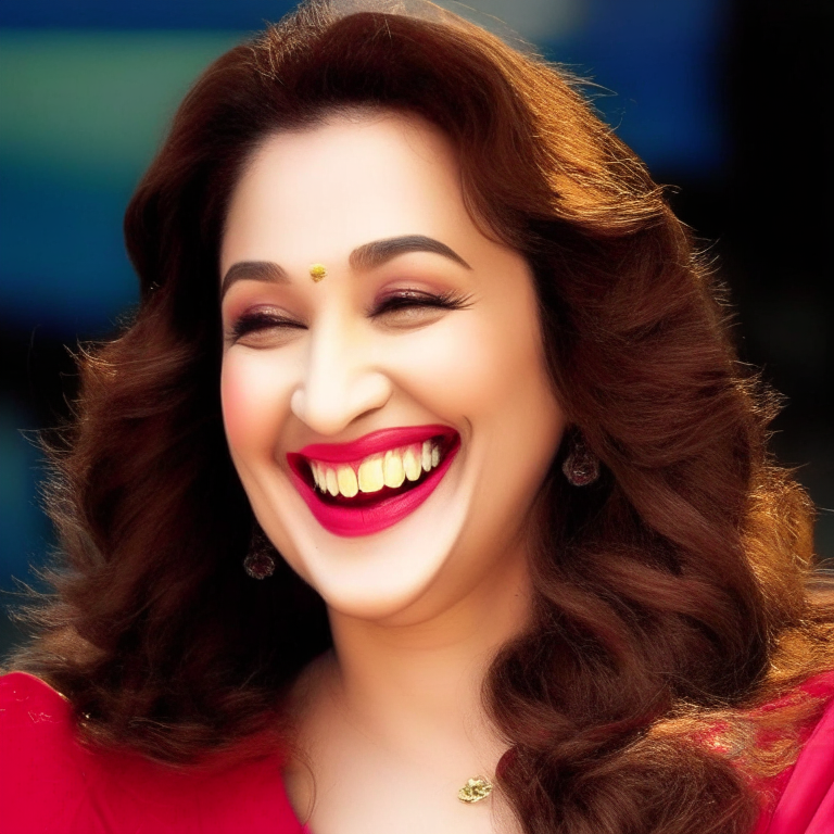 Madhuri Dixit smiling
