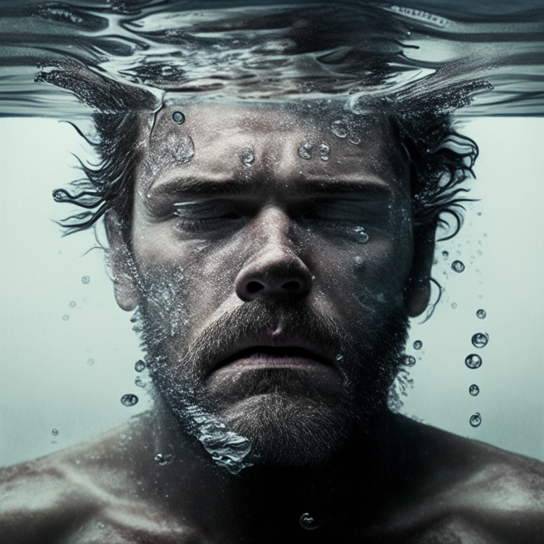 A man water