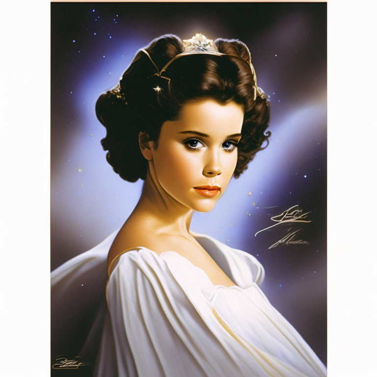 princess lea masterpiece poster y2k