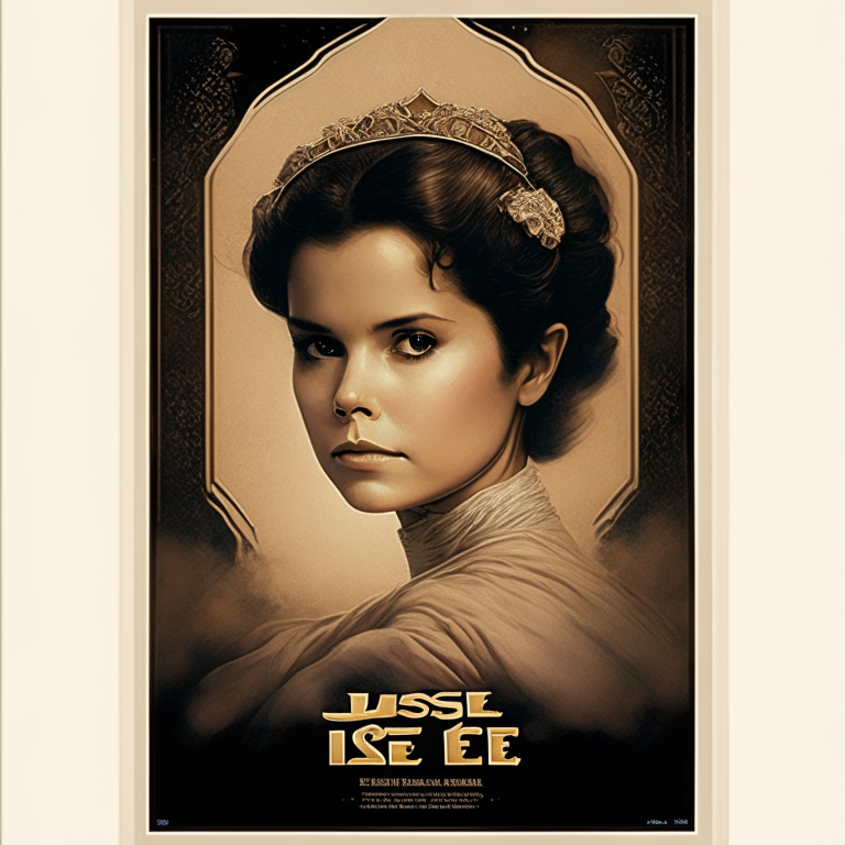 princess lea masterpiece poster
