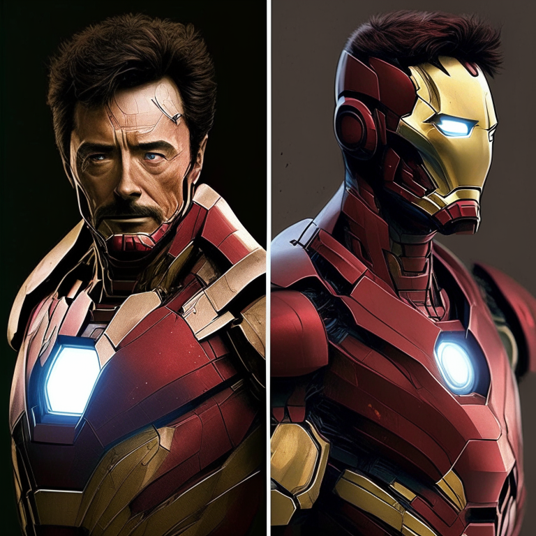 Man change in iron man