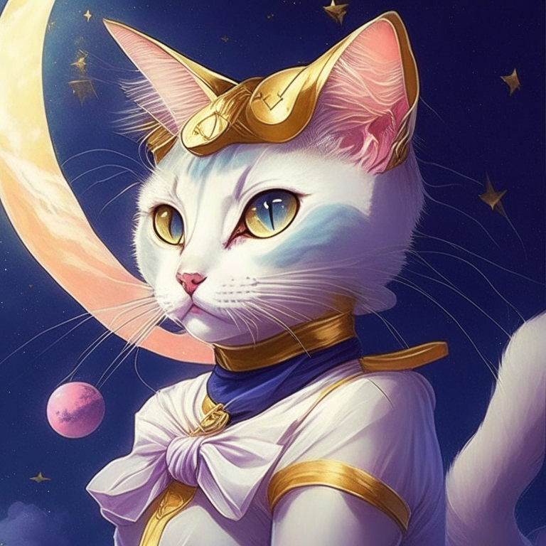 Sailor moon cat