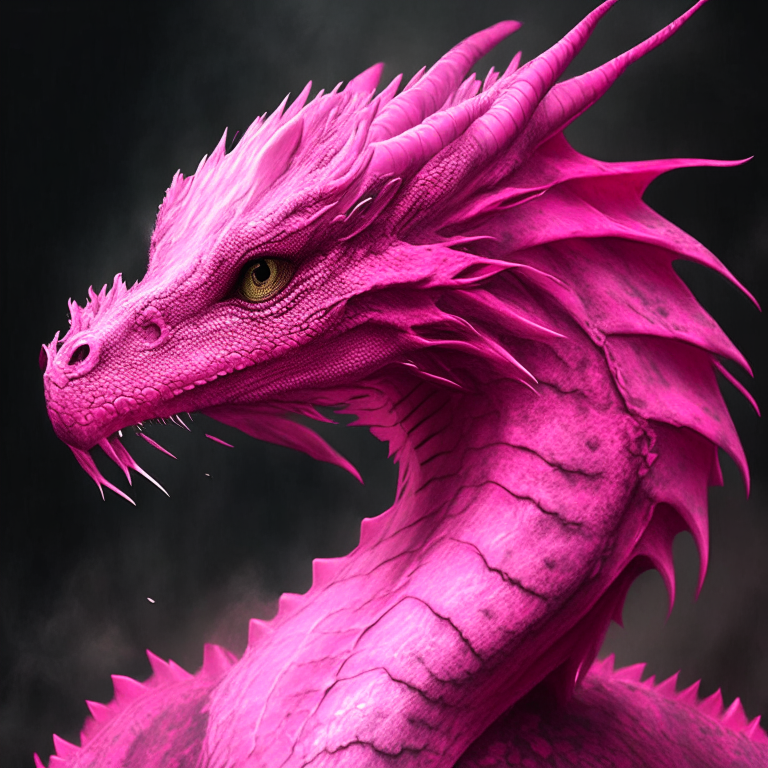 Pink dragon 