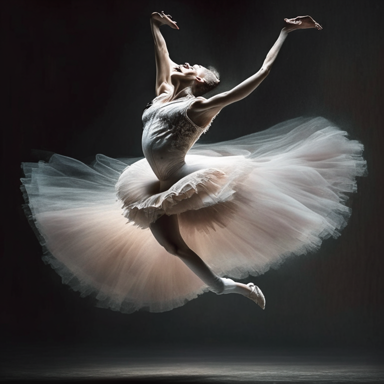 A dancing ballerina Add a superimposed spinning loom