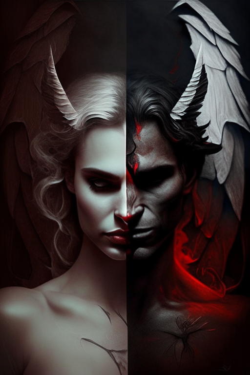 Devil & angel 