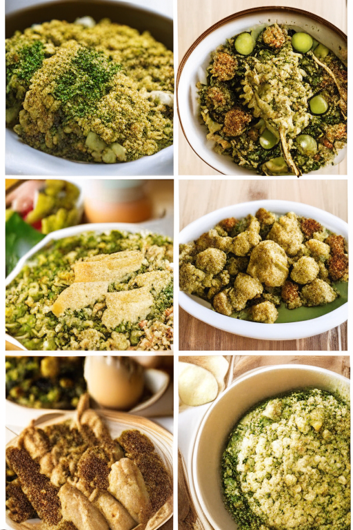 a collage of Mediterranean diet dishes including hummus, falafel, tabbouleh, baba ganoush, and stuffed grape leaves, with white margins on the sides