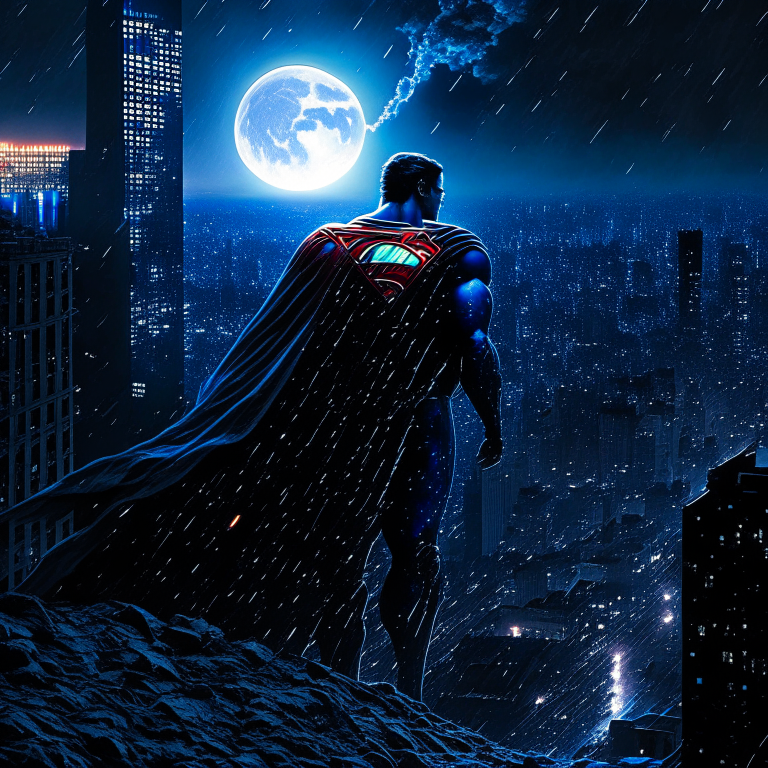 superman
saves the world