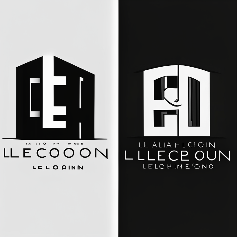 3.	Cut to a shot of the two rival fashion houses' logos side by side - This shot shows the logos of the Hoffman and LeCour fashion houses side by side, with the names of the houses in bold letters. The logos are sleek and modern, reflecting the fashion industry's high-stakes, competitive nature