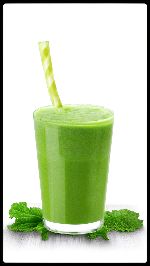 a rectangular 3 by 5 picture of Alkaline Green Goddess Smoothie