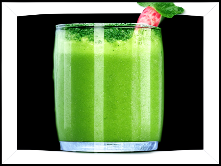 a rectangular 5 by 4 picture of Alkaline Green Goddess Smoothie