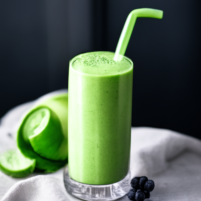 a picture of an Alkaline Green Goddess Smoothie