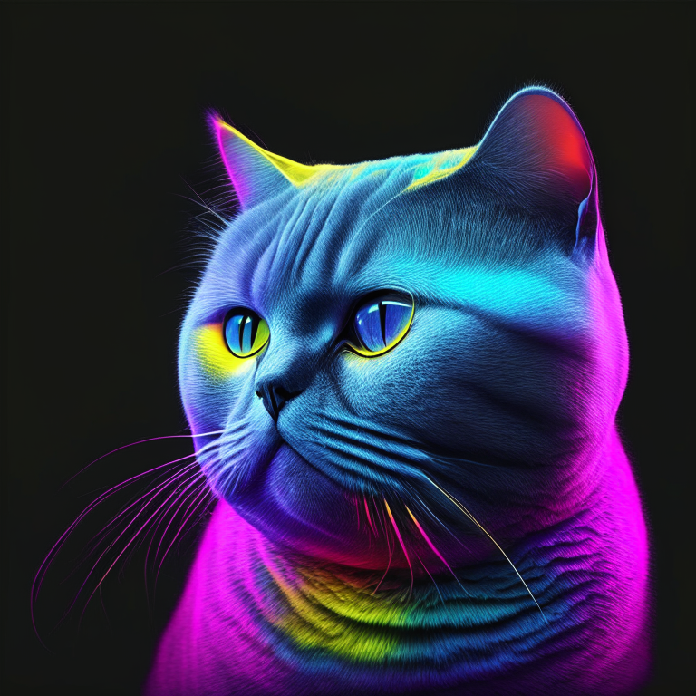 Neon colours british shorthair 