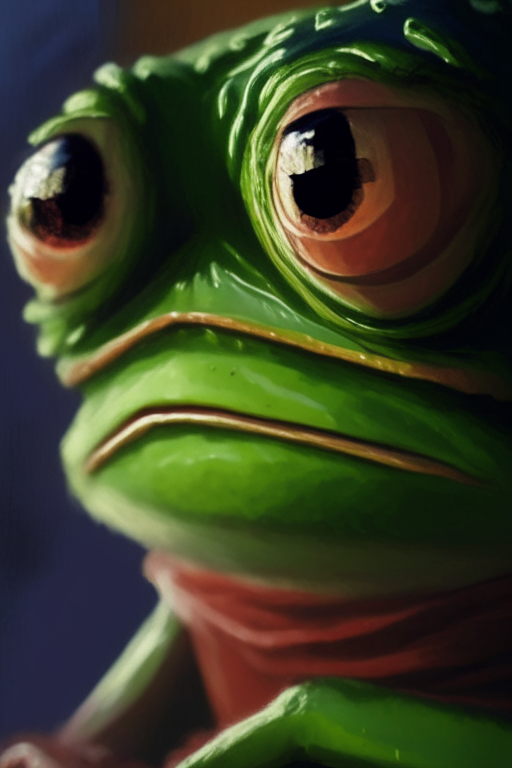 (masterpiece), high detail, absurdres, chibi,pepe_frog, (RAW, 8k, uhd),masterpiece. <lora:pepeFrog_v20:0.8>