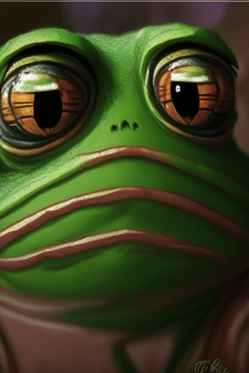 (masterpiece), high detail, absurdres, chibi,pepe_frog, (RAW, 4k, uhd),masterpiece. <lora:pepeFrog_v20:0.8>