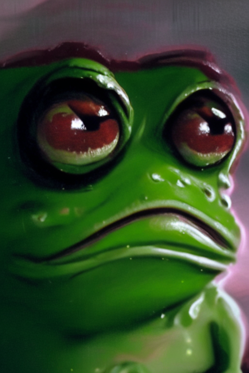 (masterpiece), high detail, absurdres, chibi,pepe_frog, (RAW, 4k, uhd),masterpiece. <lora:pepeFrog_v20:0.8>