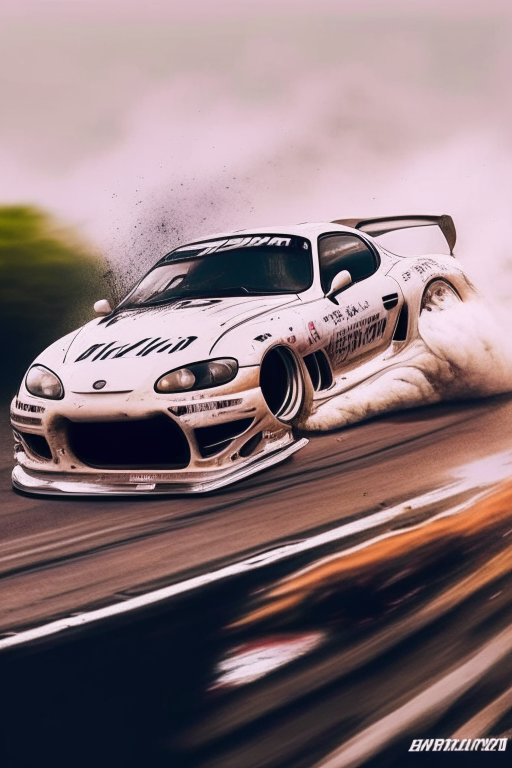 Toyota Supra MK4 drifting
