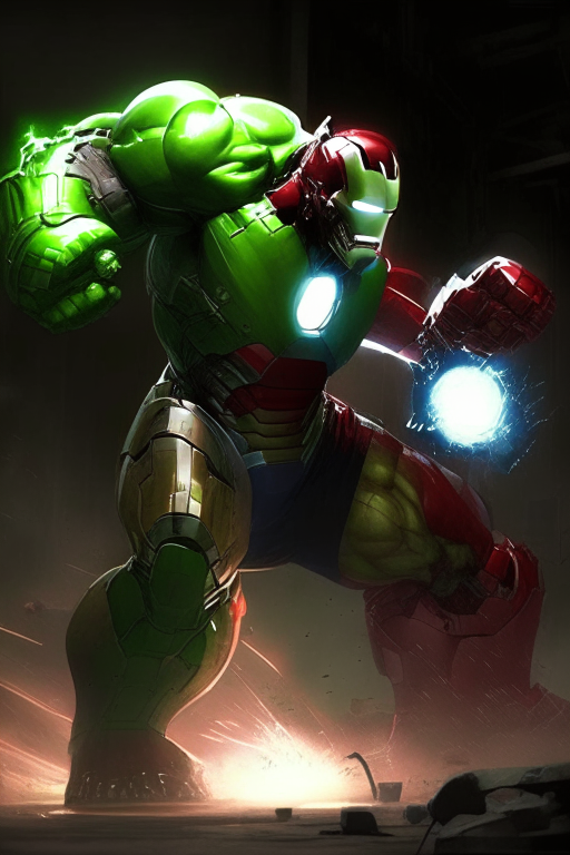 Ironman fight with hulk