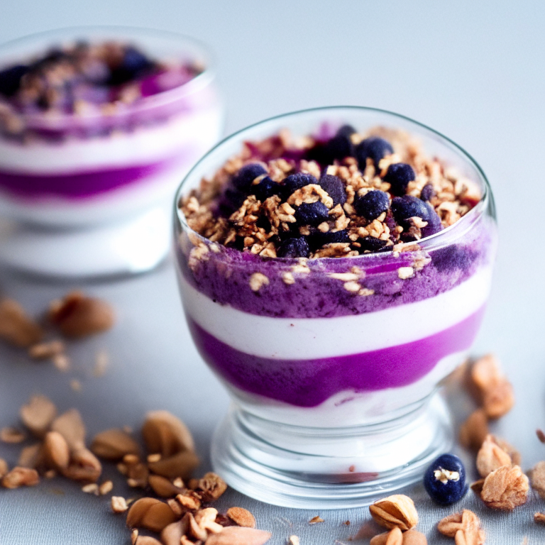 Raw Berry Coconut Parfait with Nutty Granola Crumble