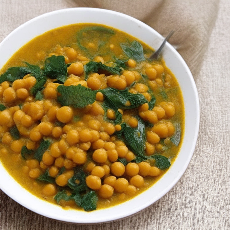 Spiced Chickpea and Spinach Curry