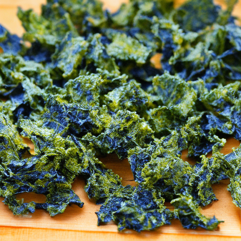 Baked Kale Chips with Sea Salt and Lemon