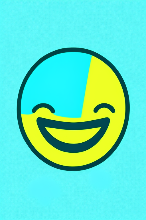  outline mint blue dark yellow vector emoji website icon