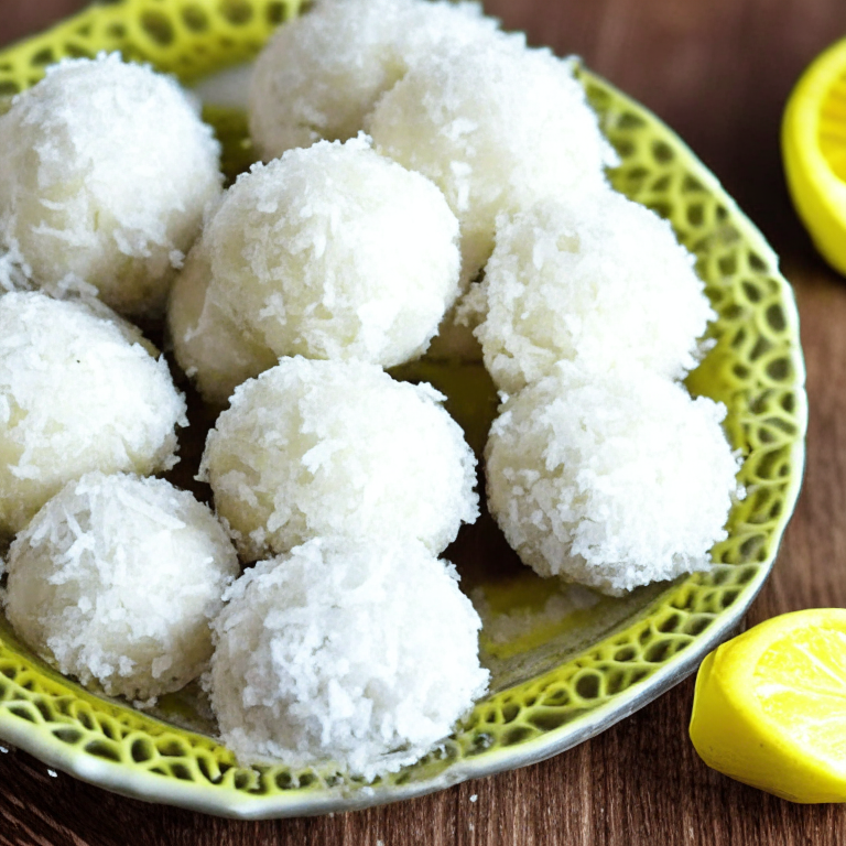 Lemon Coconut Bliss Balls