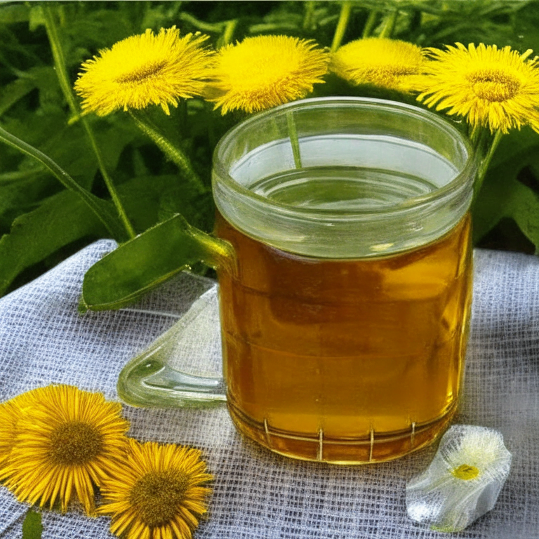 Detoxifying Dandelion Tea Infusion