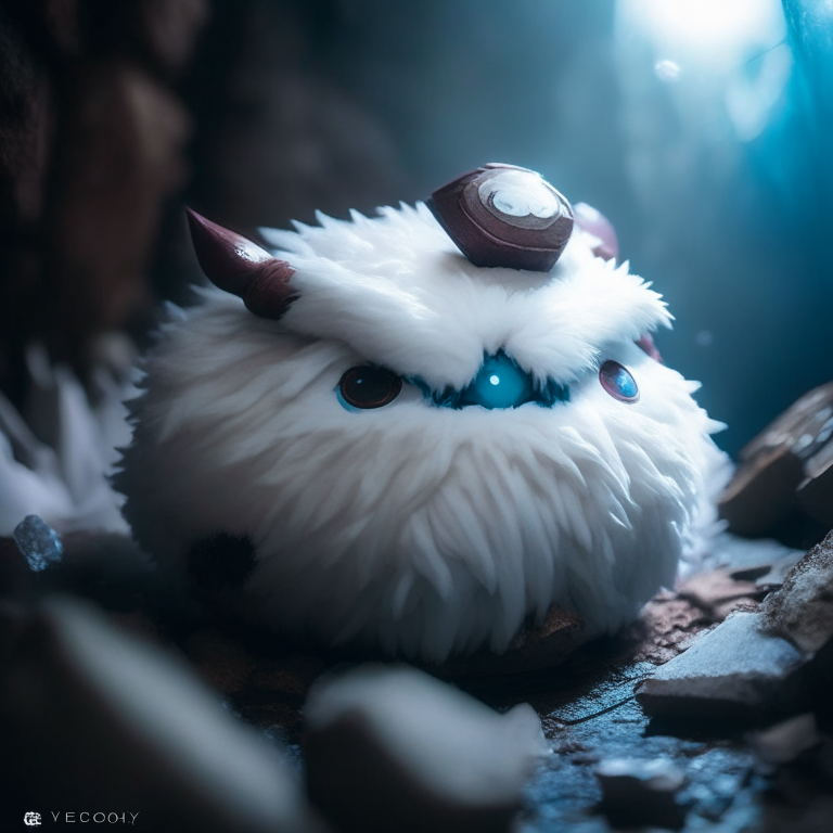 Poro of League of legends photography