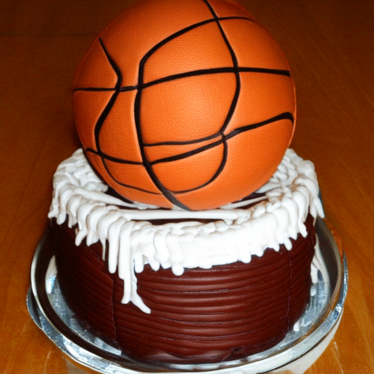 basket ball cake
