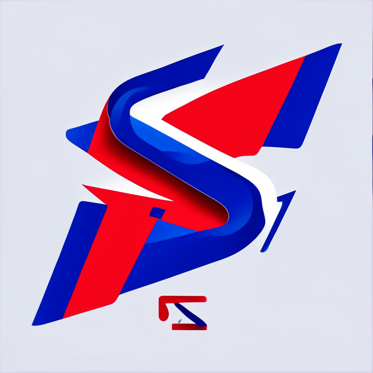 XSD logo with cartoon-style red and blue shapes on a blank background