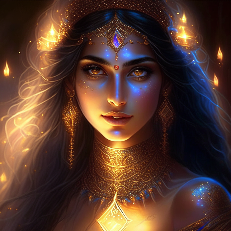 Amazing georgeous beautiful magic princess persian human, nice lights hard detail