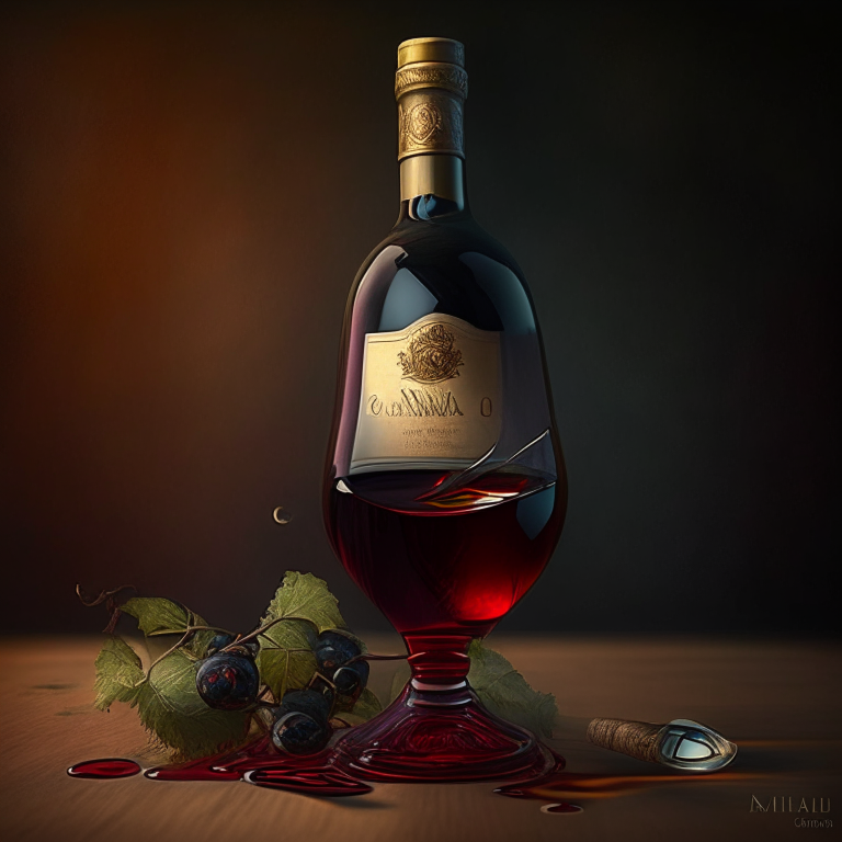 una gota de vino