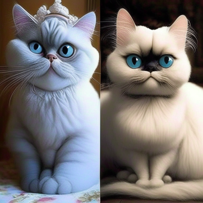 a cat that looks like Marie from Disney