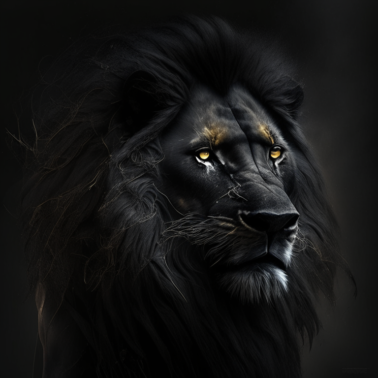 Black lion