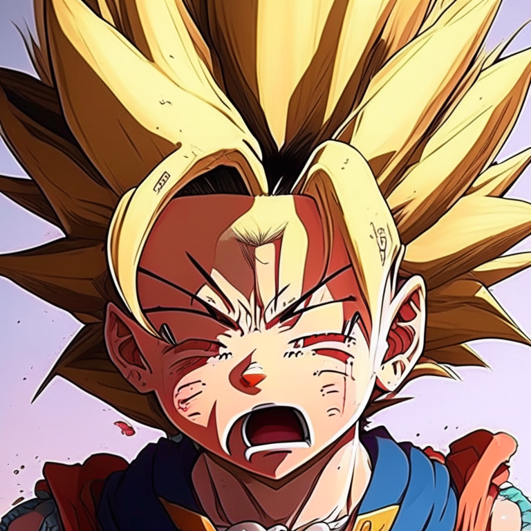  Dragon ball gogo anime cry