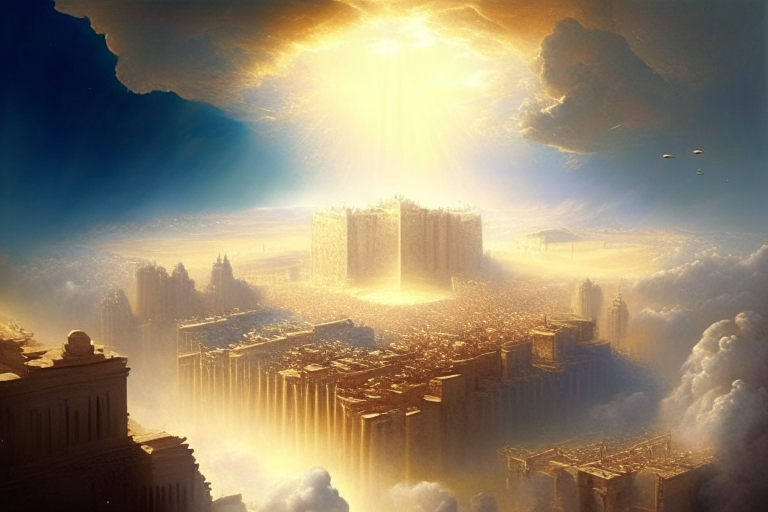 I saw the holy City, the new Jerusalem, coming down from heaven, from God