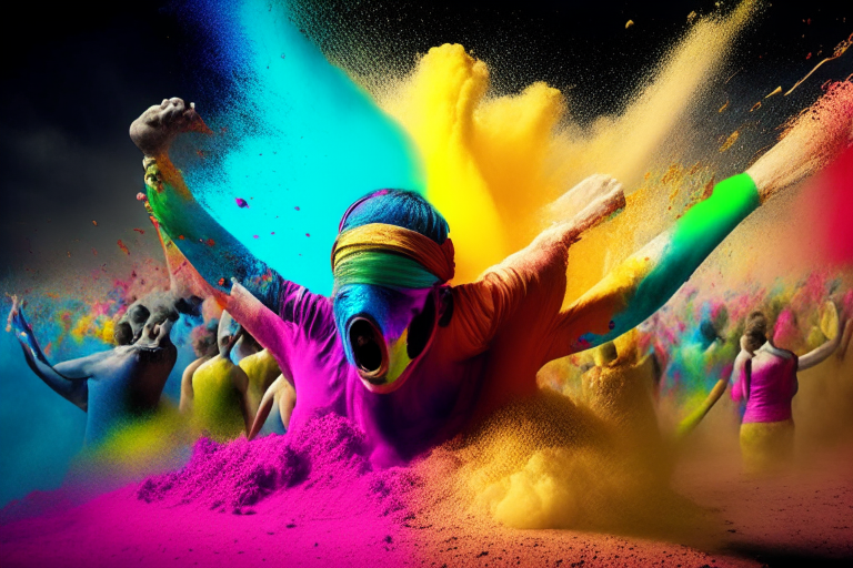 arena de color marrón