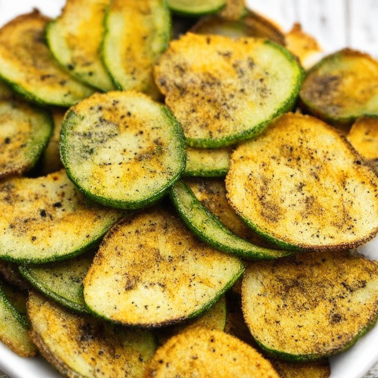 Air Fryer Zucchini Chips