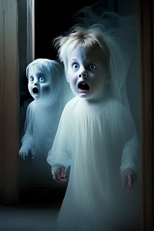 More scary kids turn into ghost