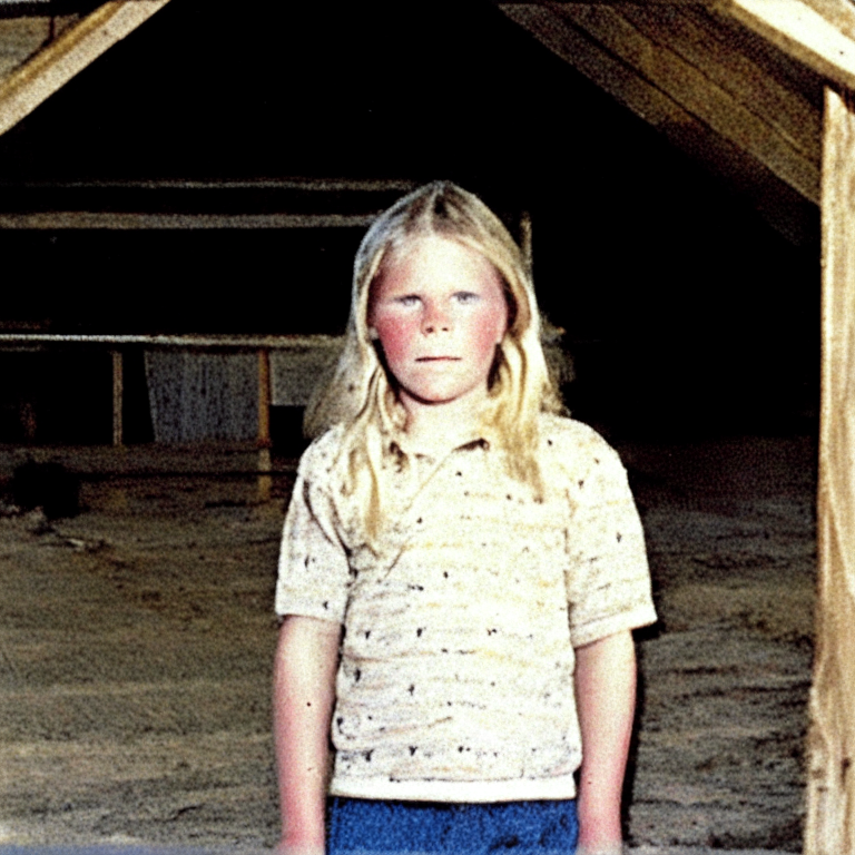 Jaycee Lee Dugard  11 year old  in the old barn
