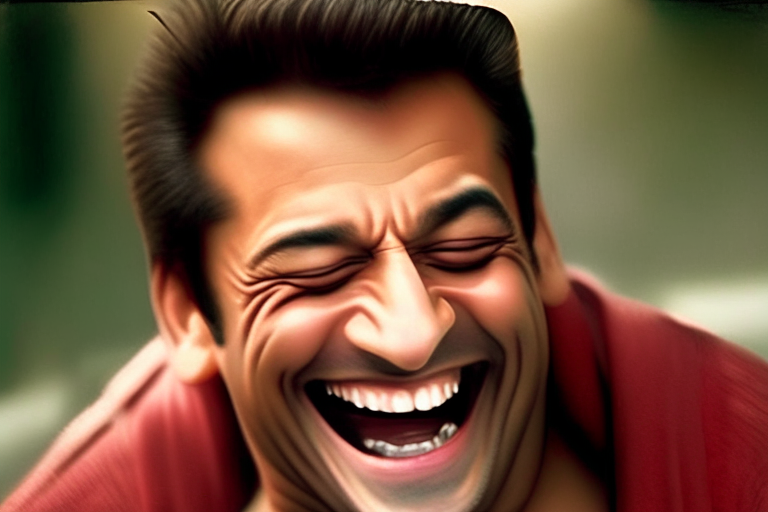 Salman Khan laughing