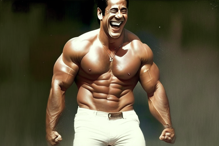 Salman Khan laughing full body