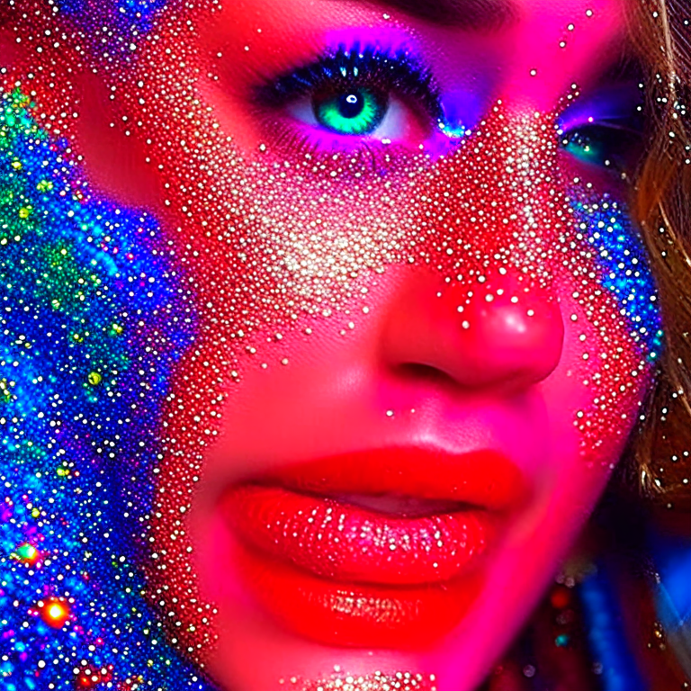 a close up of a woman with glitter on her face, beautiful fantasy art portrait, beautiful fantasy portrait, beautiful fantasy painting, digital fantasy art ), exquisite digital art, highly detailed digital painting, colorfull digital fantasy art, very beautiful fantasy art, beautiful fantasy art, digital art fantasy art, digital fantasy art, stunning digital art, digital art fantasy, beautiful gorgeous digital art