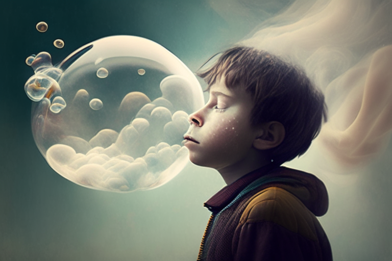 person with an air of curiosity