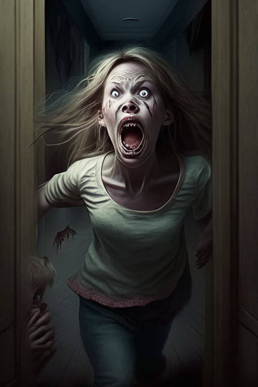  a mom turn into scary and hunting her kids