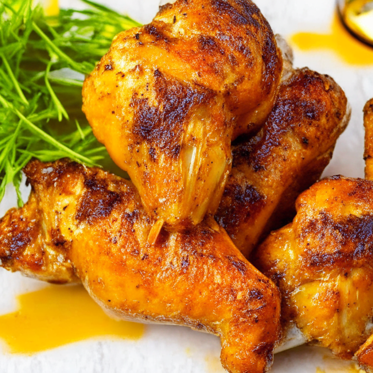 Air Fryer Honey Mustard Chicken Drumsticks