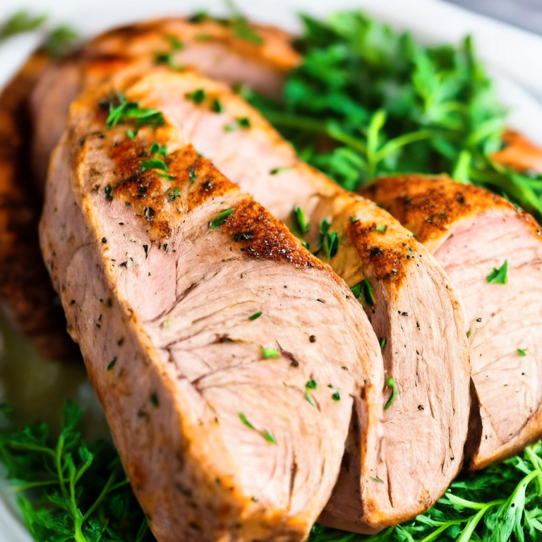 Air Fryer Turkey Breast with Herbs